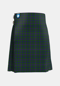Traditional_MacLeod_of_Gesto_2_Tartan_280_kilt_front_image_with_pleated_design_and_adjustable_buckles_for_men