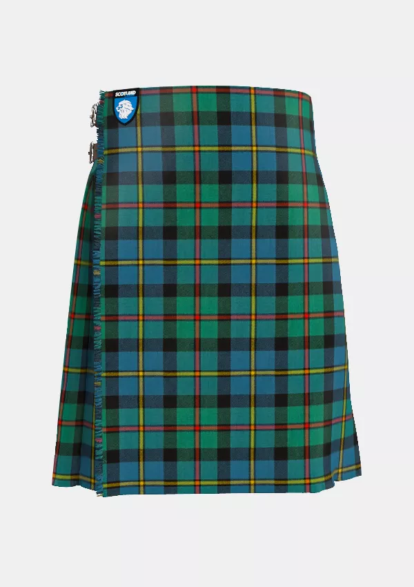 Traditional_MacLeod_of_Harris_Ancient_Tartan_kilt_front_image_with_pleated_design_and_adjustable_buckles_for_men