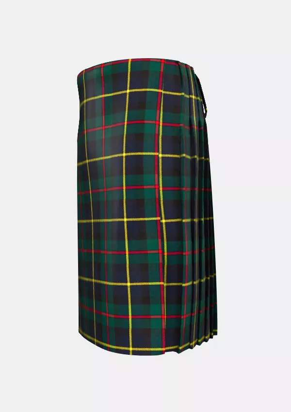 Traditional_MacLeod_of_Harris_Tartan_kilt_left_image_with_pleated_design_and_adjustable_buckles_for_men