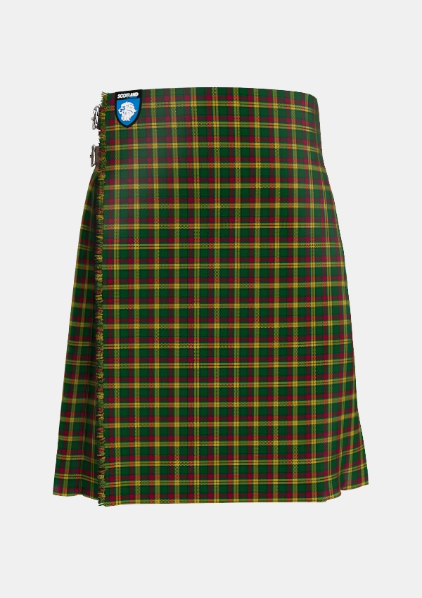 Traditional_MacMillan_Ancient_Tartan_2025_kilt_front_image_with_pleated_design_and_adjustable_buckles_for_men
