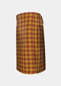Traditional_MacMillan_Dress_Tartan_1723_kilt_left_image_with_pleated_design_and_adjustable_buckles_for_men