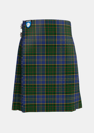 Traditional_MacMillan_Hunting_Tartan_kilt_667_front_image_with_pleated_design_and_adjustable_buckles_for_men