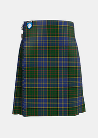 Traditional_MacMillan_Hunting_Tartan_kilt_667_front_image_with_pleated_design_and_adjustable_buckles_for_men