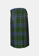 Traditional_MacMillan_Hunting_Tartan_kilt_667_left_image_with_pleated_design_and_adjustable_buckles_for_men