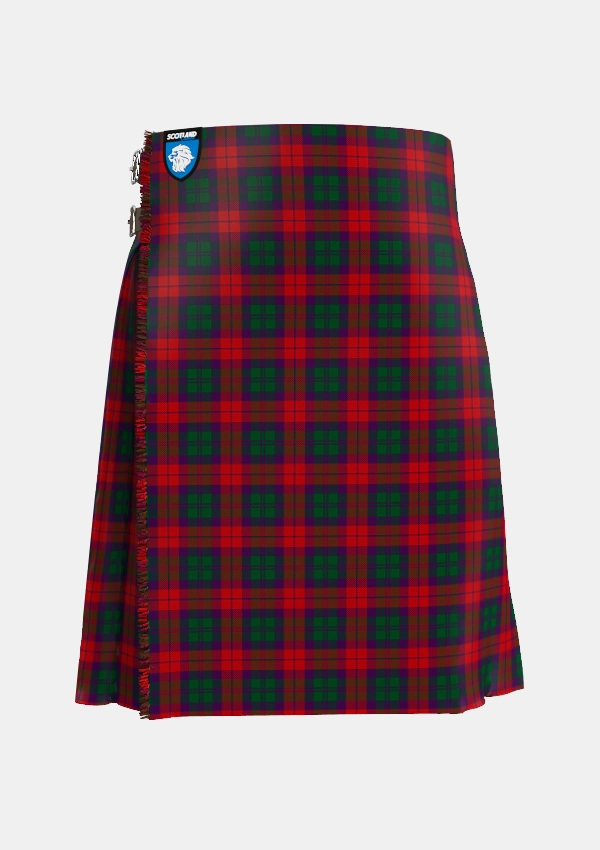 Traditional_MacNab_1950_Trade_Version_Tartan_410_kilt_front_image_with_pleated_design_and_adjustable_buckles_for_men