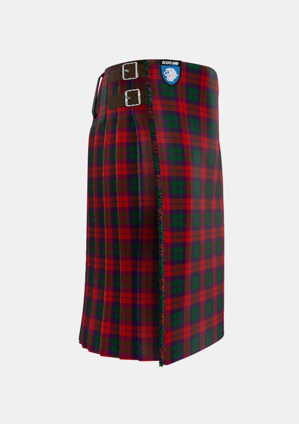 Traditional_MacNab_1950_Trade_Version_Tartan_410_kilt_right_image_with_pleated_design_and_adjustable_buckles_for_men
