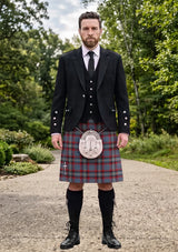 Traditional_MacNamara_Tartan_6432_Kilt_and_Argyle_Jacket_Kilt_Outfit_front_image