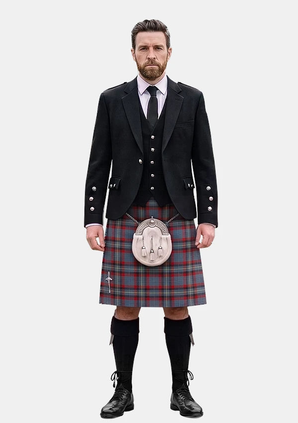 Traditional_MacNamara_Tartan_6432_Kilt_and_Argyle_Jacket_Kilt_Outfits_front_image