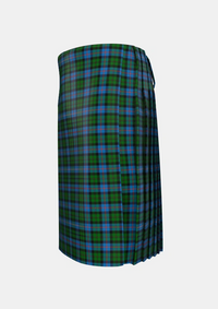 Traditional_MacNeil_of_Barra_Chief_Tartan_1839_kilt_left_image_with_pleated_design_and_adjustable_buckles_for_men