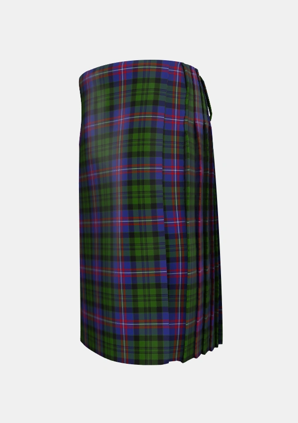 Traditional_MacNeil_of_Colonsay_2_Tartan_804_kilt_left_image_with_pleated_design_and_adjustable_buckles_for_men