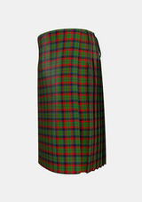 Traditional_MacNett_Tartan_3501_kilt_left_image_with_pleated_design_and_adjustable_buckles_for_men