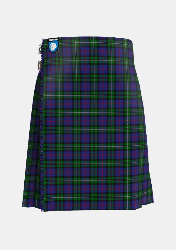 Traditional_MacPhail_Hunting_Tartan_2158_kilt_front_image_with_pleated_design_and_adjustable_buckles_for_men