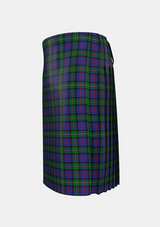 Traditional_MacPhail_Hunting_Tartan_2158_kilt_left_image_with_pleated_design_and_adjustable_buckles_for_men