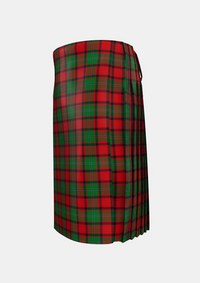 Traditional_MacPhail_Tartan_1031_kilt_left_image_with_pleated_design_and_adjustable_buckles_for_men