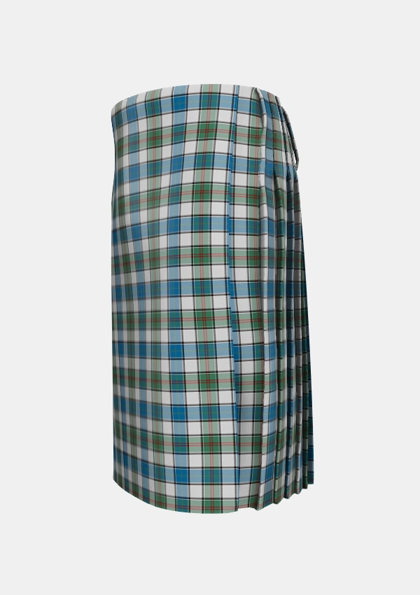 Traditional_MacPhedran_Dress_Tartan_15144_kilt_left_image_with_pleated_design_and_adjustable_buckles_for_men
