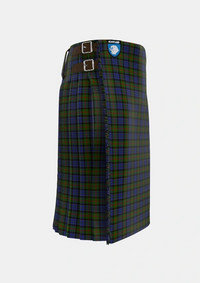 Traditional_MacPhedran_MacFadzean_Tartan_1102_kilt_right_image_with_pleated_design_and_adjustable_buckles_for_men