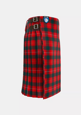 Traditional_MacPhee_Red_Tartan_kilt_right_image_with_pleated_design_and_adjustable_buckles_for_men