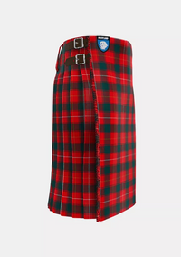 Traditional_MacPhee_Red_Tartan_kilt_right_image_with_pleated_design_and_adjustable_buckles_for_men