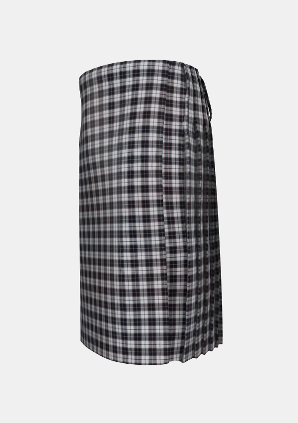 Traditional_MacPherson_4_Tartan_1344_kilt_left_image_with_pleated_design_and_adjustable_buckles_for_men
