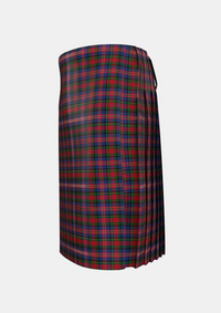 Traditional_MacPherson_7_Tartan_1412_kilt_left_image_with_pleated_design_and_adjustable_buckles_for_men