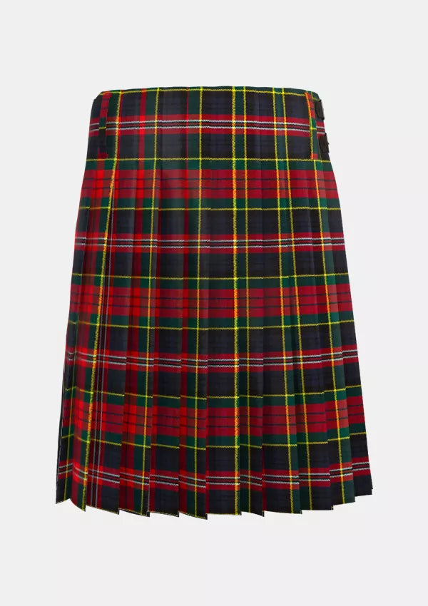 Traditional_MacPherson_Clan_Modern_Tartan_kilt_back_image_with_pleated_design_and_adjustable_buckles_for_men