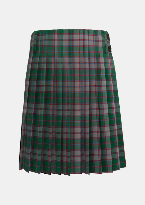 Traditional_MacPherson_Gathering_1996_Tartan_3552_kilt_back_image_with_pleated_design_and_adjustable_buckles_for_men