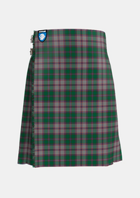 Traditional_MacPherson_Gathering_1996_Tartan_3552_kilt_front_image_with_pleated_design_and_adjustable_buckles_for_men