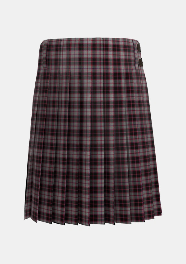 Traditional_MacPherson_Hunting_2_Tartan_547_kilt_back_image_with_pleated_design_and_adjustable_buckles_for_men