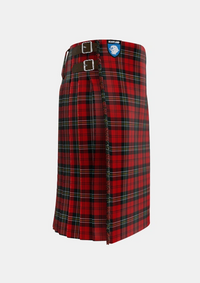 Traditional_MacPherson_Red_Cluny_Tartan_1610_kilt_right_image_with_pleated_design_and_adjustable_buckles_for_men