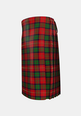 Traditional_MacPherson_of_Cluny_Tartan_906_kilt_left_image_with_pleated_design_and_adjustable_buckles_for_men