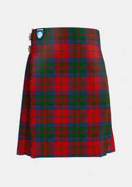 Traditional_MacQuarrie_2_Tartan_858_kilt_front_image_with_pleated_design_and_adjustable_buckles_for_men