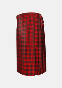 Traditional_MacQuarrie_6_Tartan_1511_kilt_left_image_with_pleated_design_and_adjustable_buckles_for_men