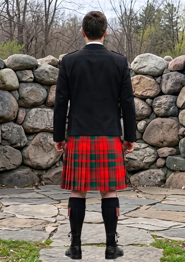 Traditional_MacQuarrie_Modern_Tartan_Kilt_and_Argyle_Jacket_Kilt_Outfit_back_image
