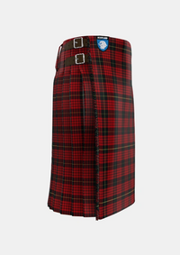 Traditional_MacQueen_2_Tartan_1209_kilt_right_image_with_pleated_design_and_adjustable_buckles_for_men