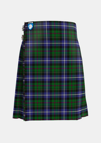 Traditional_MacRae_Hunting_Wilsons_Tartan_800_kilt_front_image_with_pleated_design_and_adjustable_buckles_for_men