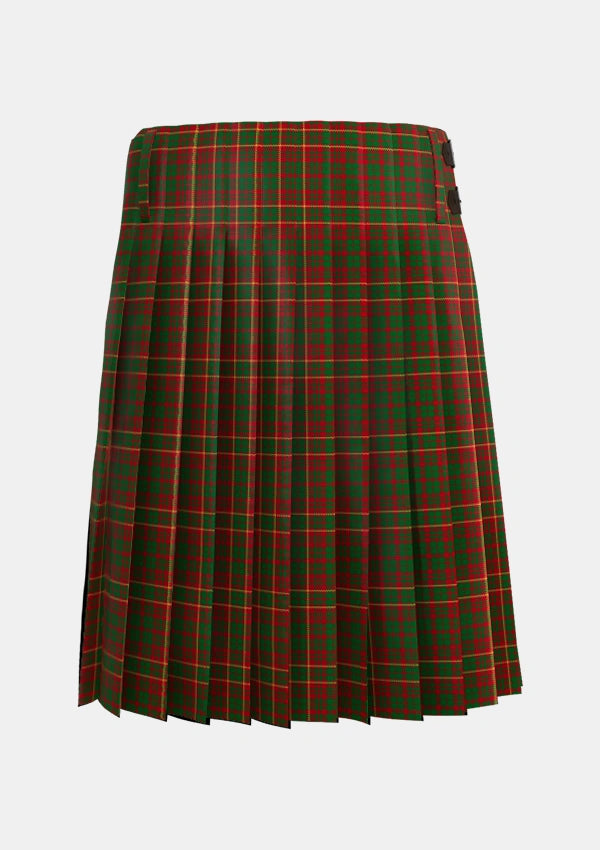Traditional_MacRurie_MacRory_Tartan_1498_kilt_back_image_with_pleated_design_and_adjustable_buckles_for_men