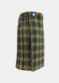 Traditional_MacShane_Tartan_3571_kilt_right_image_with_pleated_design_and_adjustable_buckles_for_men