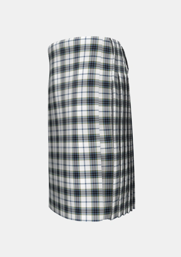 Traditional_MacTavish_of_Dunardry_Dress_Tartan_10731_kilt_left_image_with_pleated_design_and_adjustable_buckles_for_men