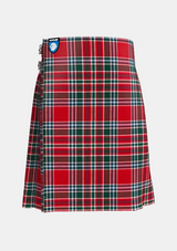 Traditional_Macbean_tartan_front_image_with_pleated_design_and_adjustable_buckles_for_men