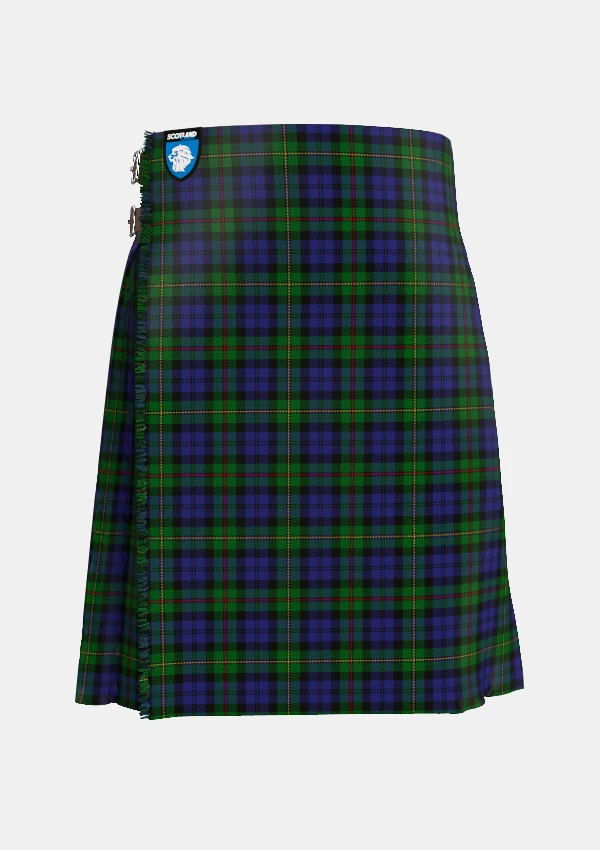 Traditional_Macewan_tartan_front_image_with_pleated_design_and_adjustable_buckles_for_men