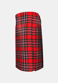Traditional_Macfarlane_tartan_left_image_with_pleated_design_and_adjustable_buckles_for_men