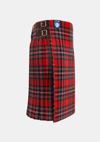 Traditional_Macfarlane_tartan_right_image_with_pleated_design_and_adjustable_buckles_for_men