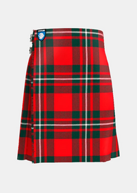 Traditional_Macgregor_tartan_front_image_with_pleated_design_and_adjustable_buckles_for_men
