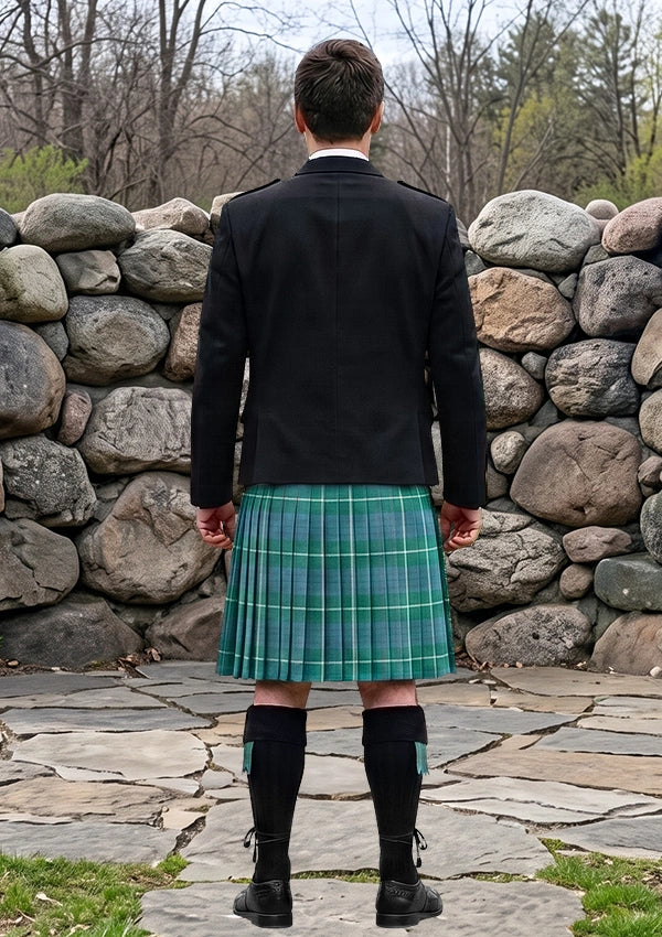 Traditional_Macintyre_Hunting_Ancient_Tartan_Kilt_and_Argyle_Jacket_Kilt_Outfit_back_image