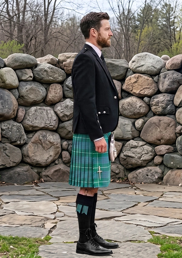 Traditional_Macintyre_Hunting_Ancient_Tartan_Kilt_and_Argyle_Jacket_Kilt_Outfit_right_image