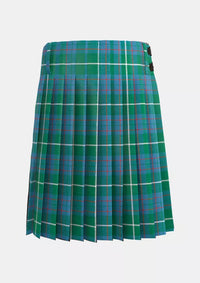 Traditional_Macintyre_Hunting_Ancient_Tartan_kilt_back_image_with_pleated_design_and_adjustable_buckles_for_men