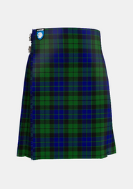 Traditional_Mackay_tartan_front_image_with_pleated_design_and_adjustable_buckles_for_men