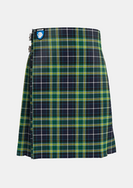 Traditional_Mackellar_tartan_front_image_with_pleated_design_and_adjustable_buckles_for_men