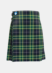Traditional_Mackellar_tartan_front_image_with_pleated_design_and_adjustable_buckles_for_men