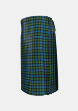 Traditional_Mackenzie_2_Tartan_267_kilt_left_image_with_pleated_design_and_adjustable_buckles_for_men